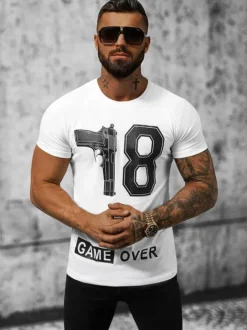 Clearance Herren T-shirt O/T123/1Z Herren T-shirts Mit Print