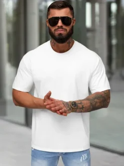 Outlet Herren T-shirt JS/67T1298/1 Herren T-shirts Ohne Print