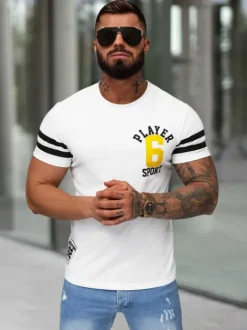 Online Herren T-shirt JS/8B1391/1 Herren T-shirts Mit Print
