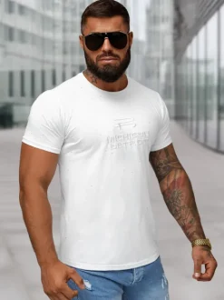 Fashion Herren T-shirt O/QQ1389 Herren T-shirts Mit Print
