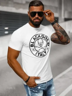 New Herren T-shirt NB/MT3074 Herren T-shirts Mit Print