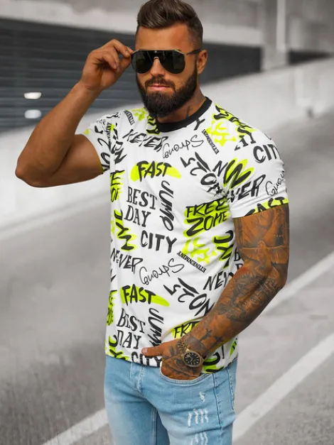 Sale Herren T-shirt JS/8T1210/1 Herren T-shirts Mit Print