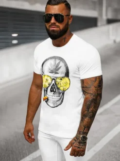 Online Herren T-shirt JS/Y70019 Herren T-shirts Mit Print