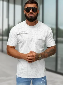 Discount Herren T-shirt O/QQ1530 Herren T-shirts Mit Print