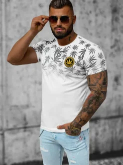 New Herren T-shirt O/T133/1Z Herren T-shirts Mit Print