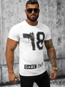 Clearance Herren T-shirt O/T123/1Z Herren T-shirts Mit Print