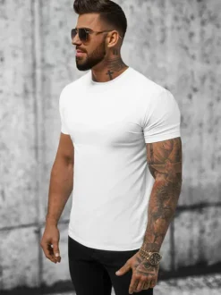 Best Herren T-Shirt NB/MT3001 Herren T-shirts Ohne Print