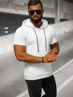 Discount Herren T-Shirt JS/8T955/1 Herren T-shirts Mit Kapuze | T-shirts Ohne Print