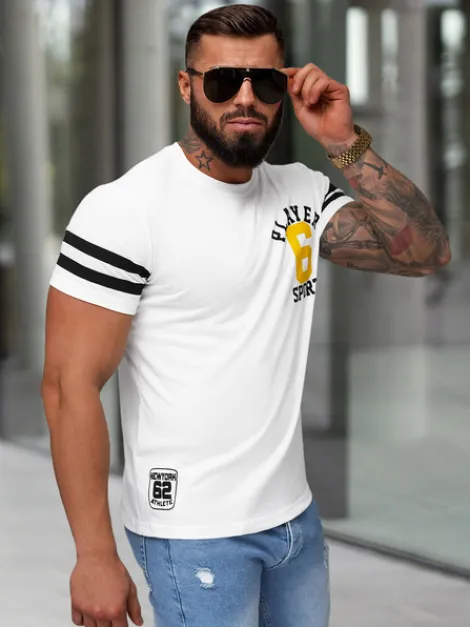 Online Herren T-shirt JS/8B1391/1 Herren T-shirts Mit Print
