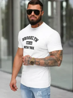 New Herren T-shirt NB/MT3134 Herren T-shirts Mit Print