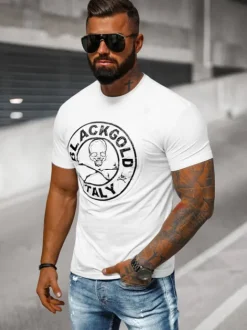 New Herren T-shirt NB/MT3074 Herren T-shirts Mit Print