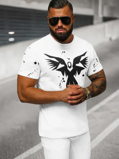New Herren T-shirt O/T109/1Z Herren T-shirts Mit Print