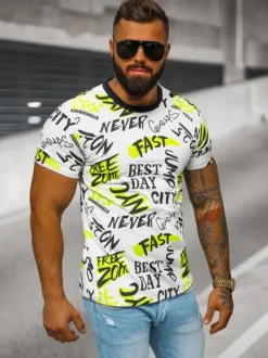 Sale Herren T-shirt JS/8T1210/1 Herren T-shirts Mit Print