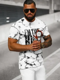 Discount Herren T-shirt JS/Y70028Z Herren T-shirts Mit Print