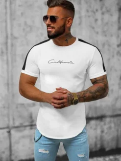 Outlet Herren T-shirt O/P1267 Herren T-shirts Mit Print