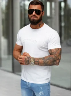 Hot Herren T-shirt O/QQ1386 Herren T-shirts Mit Print