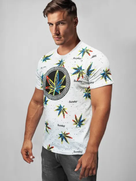 New Herren T-shirt O/T136/1/BZ Herren T-shirts Mit Print