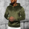 Sale Herren Velours Kapuzenpullover JS/8B1170/29 Herren Sweatshirts Ohne Print | Kapuzenpullover