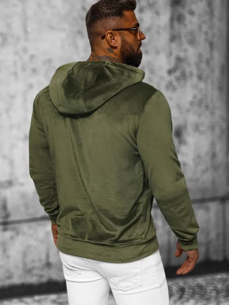 Fashion Herren Velours Kapuzenpullover JS/8B1168/29 Herren Kapuzenpullover | Sweatjacken