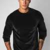 Fashion Herren Velours Sweatshirt JS/8B1166/3 Herren Sweatshirts Ohne Print | Sweatshirts Ohne Kapuze