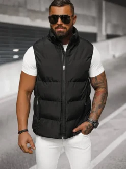 Discount Herren Weste JS/18M1159/392 Herren Steppwesten