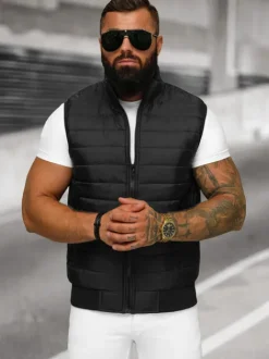 New Herren Weste JS/MY77Z Herren Steppwesten