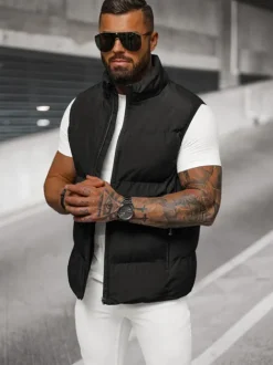 Discount Herren Weste JS/18M1159/392 Herren Steppwesten