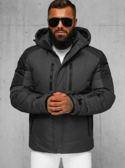 Sale Herren Winterjacke Anthrazit JS/91M9902/105Z Herren Winterjacken | Jacken