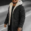 Hot Herren Winterjacke JS/5M120/392Z Herren Parkas | Winterjacken