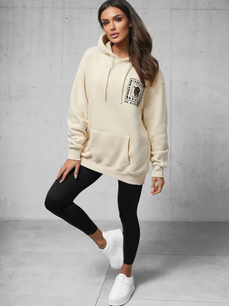 Discount Kapuzenpullover O/SWE23017Z Damen Sweatshirts Mit Print