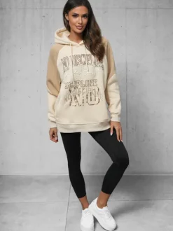 Fashion Kapuzenpullover O/SWE23037Z Damen Sweatshirts Mit Print