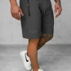 Clearance Sportshorts für Herren Anthrazit JS/12K1801/5 Herren Sportshorts