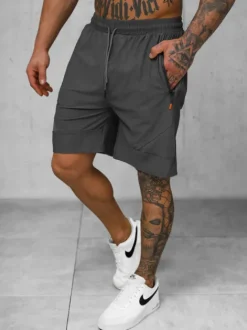 Clearance Sportshorts für Herren Anthrazit JS/12K1801/5 Herren Sportshorts