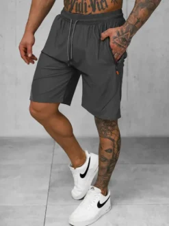 Sale Sportshorts für Herren Anthrazit JS/12K1800/5 Herren Sportshorts