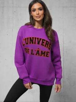 Hot Sweatshirt O/SWE23055 Damen Sweatshirts Mit Print