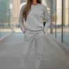 Clearance Zweiteiliges Trainingsanzug-Set JS/CKW01 Damen Trainingsanzüge Ohne Kapuze