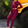 Online Zweiteiliges Trainingsanzug-Set O/22060Z Damen Fitness | Fitnessanzüge Ohne Motiv