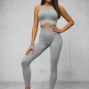 Sale Zweiteiliges Trainingsanzug-Set O/YJS7714 Damen Fitness | Fitnessanzüge Ohne Motiv