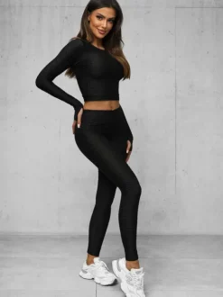 Online Zweiteiliges Trainingsanzug-Set O/22060Z Damen Fitness | Fitnessanzüge Ohne Motiv