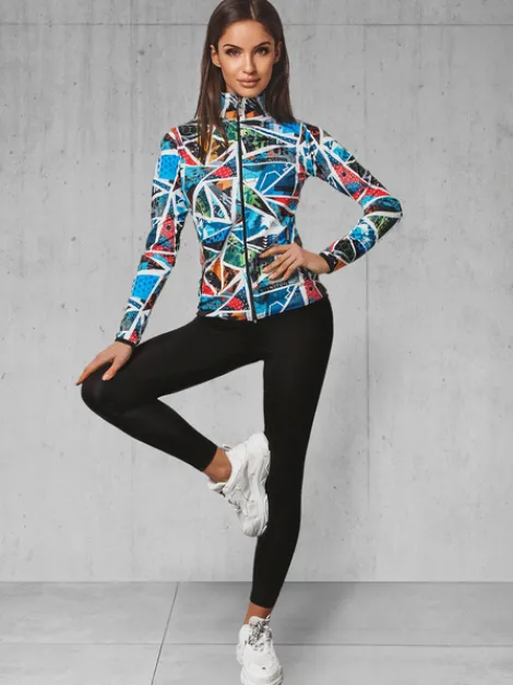 Clearance Zweiteiliges Trainingsanzug-Set O/22095Z Damen Fitness | Fitnessanzüge Mit Motiv